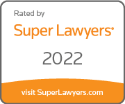 Rated by Super Lawyers 2022 badge