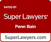 Rated by Super Lawyers | Penn Bain | SuperLawyers.com